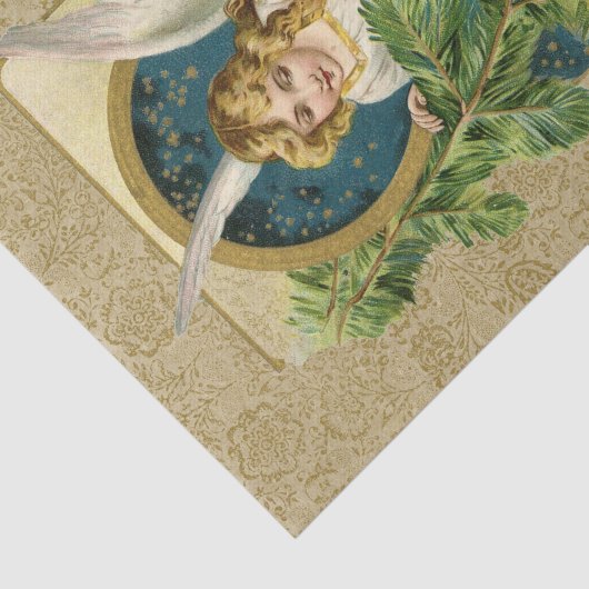 Gold Angel - kerstnacht  feestdag Tissuepapier (Detail)