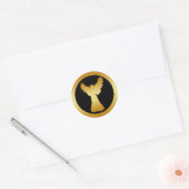 GOLD ANGEL RONDE STICKER (Envelop)