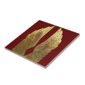 Gold Angel Wings Keramische Tegel Tegeltje (Zijkant)