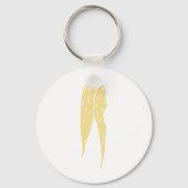 Gold Angel Wings Sleutelhanger (Voorkant)