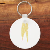 Gold Angel Wings Sleutelhanger (Voorkant)