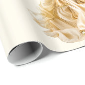 Gold Angel Wrapping Paper Cadeaupapier (Rol Hoek)
