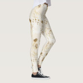 Gold Angels op witte Leggings (Rechts)