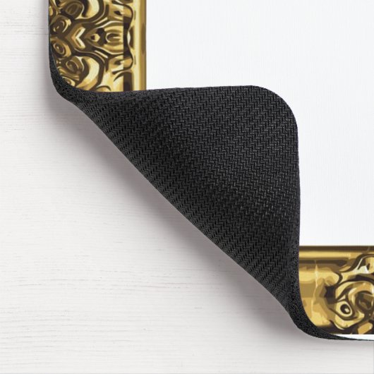  Gold Antiek Lijst met schuifwiel Muismat (Hoek)