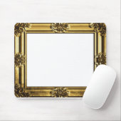 Gold Antiek Lijst met schuifwiel Muismat (Met muis)