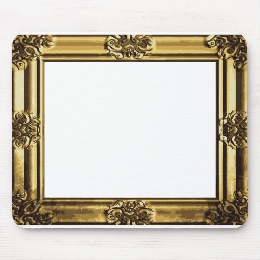 Gold Antiek Lijst met schuifwiel Muismat (Voorkant)