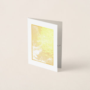 Gold antieke Chinese kunst Happy Birthday voor jul Folie Kaarten