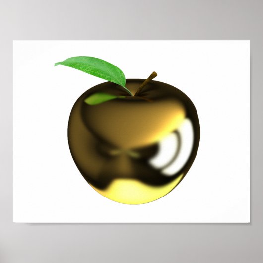 Gold Apple Golden Fruit Poster (Voorkant)