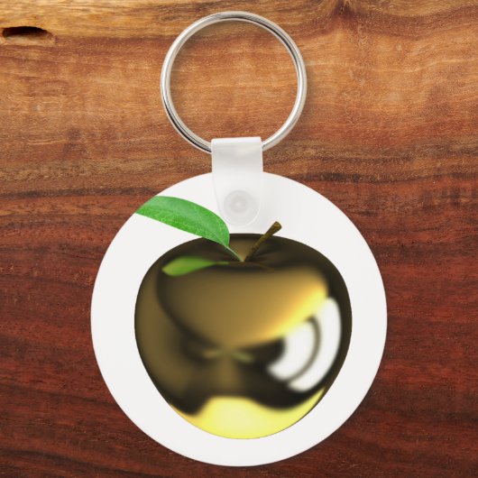 Gold Apple-Sleutelhanger Sleutelhanger (Voorkant)