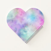 Gold Aqua Glitter Paarse Unicorn Sparkle Notitieboek (Achterkant)