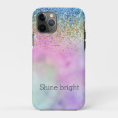 Gold Aqua Glitter Purple Sparkle        Case-Mate iPhone Case (Achterkant)