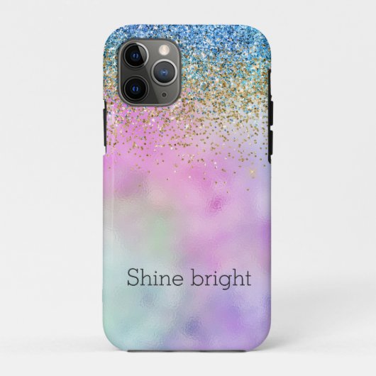 Gold Aqua Glitter Purple Sparkle        Case-Mate iPhone Case (Achterkant)