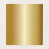 GOLD Aqua Gold Stars Bar Bat Mitzvah Table Seating Visitekaartje (Binnenkant ongevouwen)