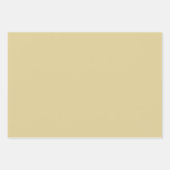 Gold Arabesque Pattern Gift Wrapping Paper (Voorkant 3)