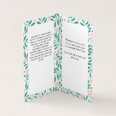 Gold Arch - aangepaste foto's kerstmis Kaart (Binnen)