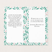 Gold Arch - aangepaste foto's kerstmis Kaart (Binnenkant ongevouwen)