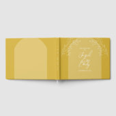 Gold Arch Floral Wedding Gastenboek (Volledig)