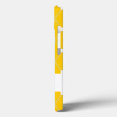 Gold Argyle Lattice met monogram Case-Mate iPhone Case (Achterkant / Links)