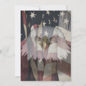 Gold Army Star Verenigde Staten Vlag Militaire Ret Kaart (Achterkant)