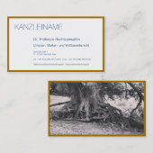 Gold arround visitekaartje (Voorkant / Achterkant)