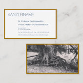 Gold arround visitekaartje (Voorkant / Achterkant)