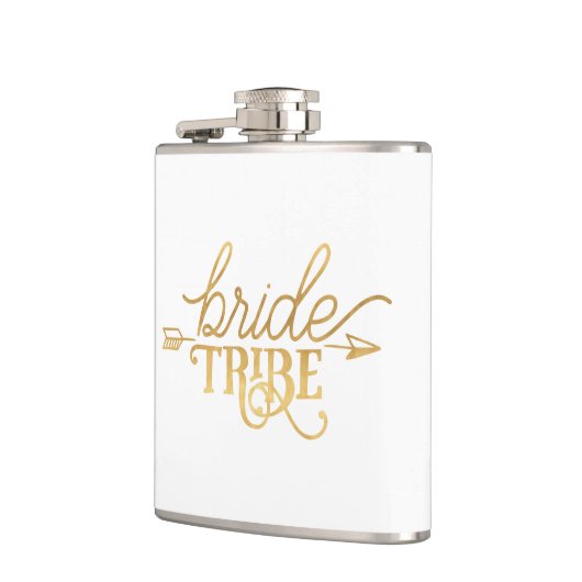 Gold Arrow Bride Tribe Flask Heupfles (Links)