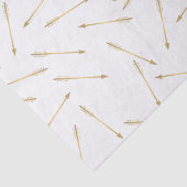 Gold Arrow-patroon Tissuepapier (Detail)