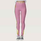 Gold Arrow roze Leggings (Voorkant)