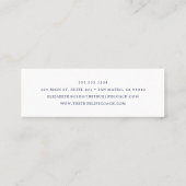 Gold Arrow-Visitekaartje Mini Visitekaartje (Achterkant)