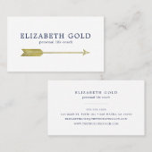 Gold Arrow-Visitekaartje Visitekaartje (Voorkant / Achterkant)