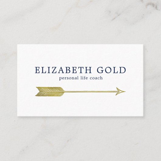 Gold Arrow-Visitekaartje Visitekaartje (Voorkant)