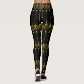 Gold Arrows elke kleur die erop wijst Leggings (Achterkant)