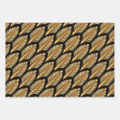 Gold Arrows en Sky Blue Meander Sampler Inpakpapier Vel (Voorkant)