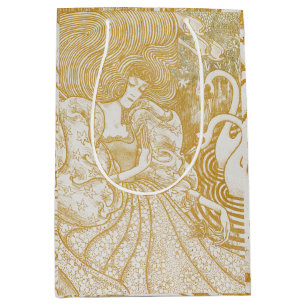 Gold Art  damestrekkende  apen Medium Cadeauzakje