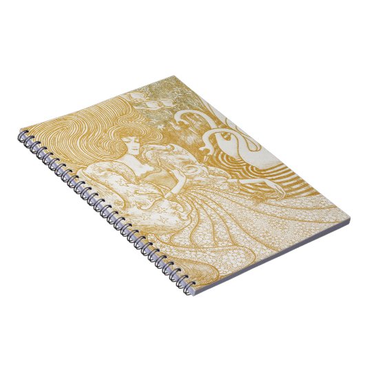 Gold Art  damestrekkende  apen Notitieboek (Rechterzijde)