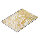 Gold Art damestrekkende apen Notitieboek (Linkerzijde)