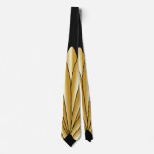 Gold Art Deco Design Stropdas (Voorkant)