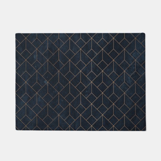 Gold art deco deurmat (Voorkant)