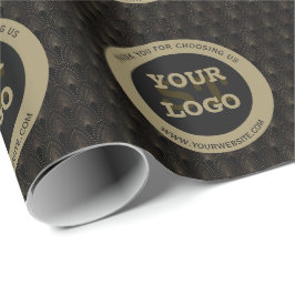  Gold Art Deco Monogram Cadeaupapier