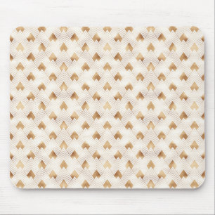 Gold Art Deco-patroon Muismat