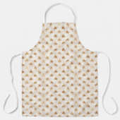 Gold Art Deco-patroon Schort (Voorkant)