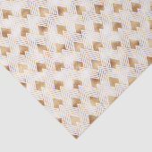 Gold Art Deco-patroon Tissuepapier (Detail)