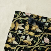 Gold Art Nouveau Bees Strandlaken (In situ)