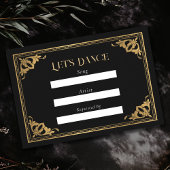 Gold Art Nouveau Gothic Tarot Kaart Song Verzoek