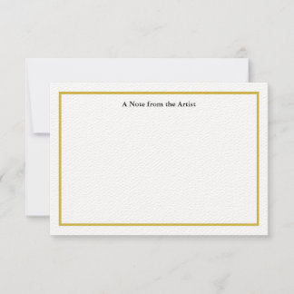 Gold artiest Hartelijk dank Opmerking Kaart