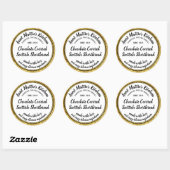 Gold Artisan Handmade Gourmet Food Label (Vel)