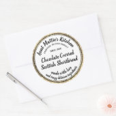 Gold Artisan Handmade Gourmet Food Label (Envelop)