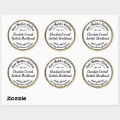 Gold Artisan Handmade Gourmet Food Label (Vel)