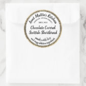 Gold Artisan Handmade Gourmet Food Label (Tas)