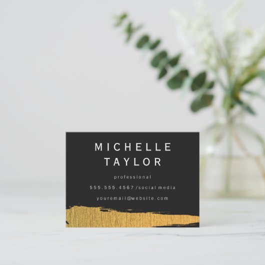 Gold Artistic Marks Visitekaartje (Staand voorkant)